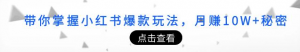 小红书涨粉变现课程：教你掌握小红书爆款玩法，月赚5W+-暗冰资源网