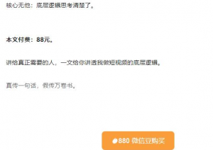 抖音神秘牛人：我做抖音这件事（3）3000字长文（付费文章）-暗冰资源网