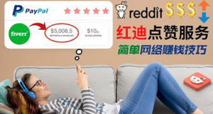适合新手的副业：出售Reddit点赞服务赚钱，每天躺赚200美元-暗冰资源网